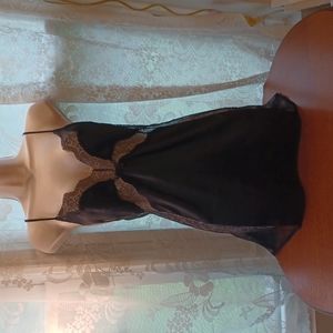 Victoria's Secret black chemise nightie